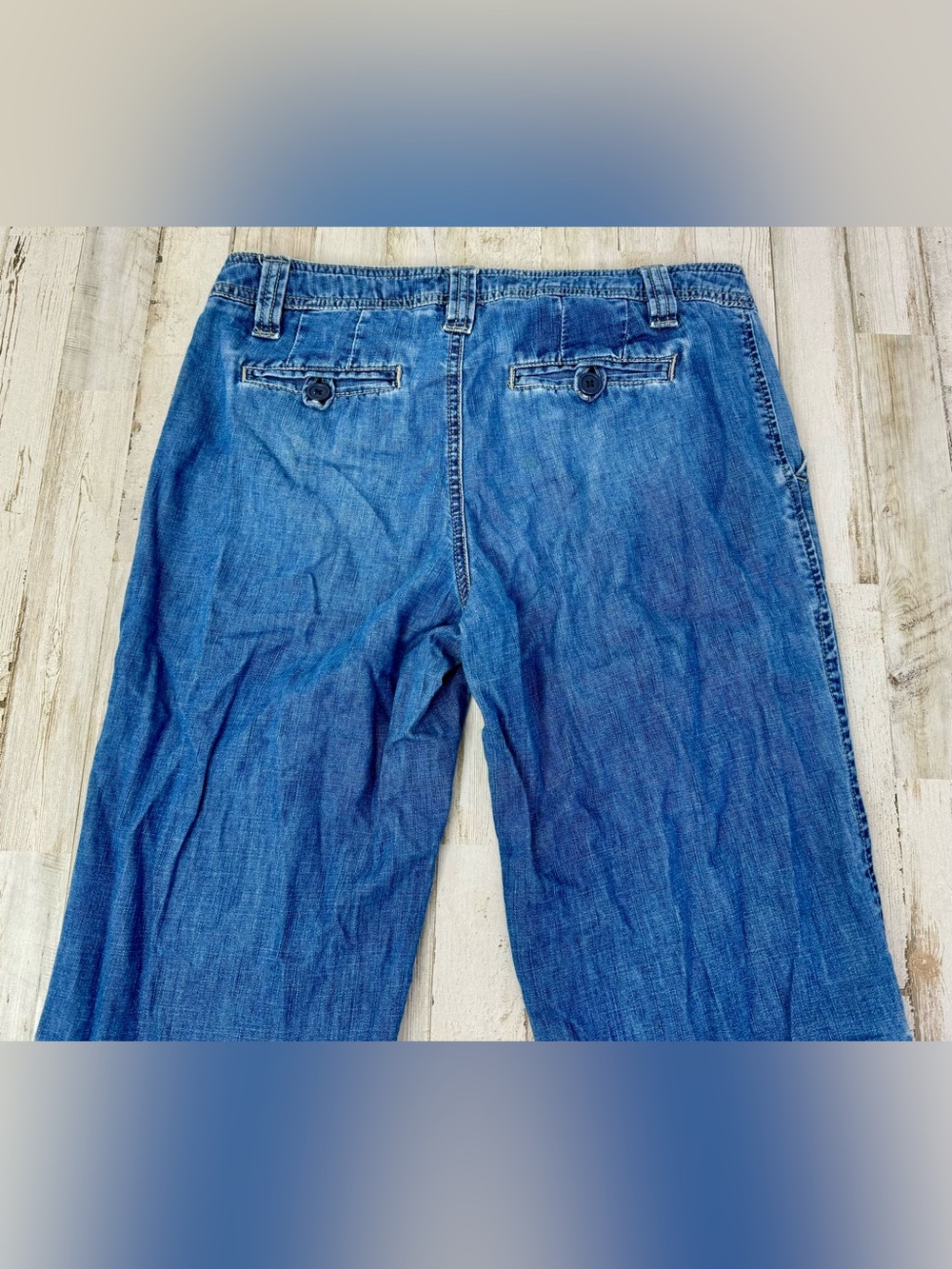 Vintage Old Navy Just Below Waist Jeans Womens 4 (30x28) Blue Low Rise - Picture 11 of 12